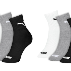 Meia Esportiva Cano Médio Masculina Puma 4530 - Kit 6 Pares