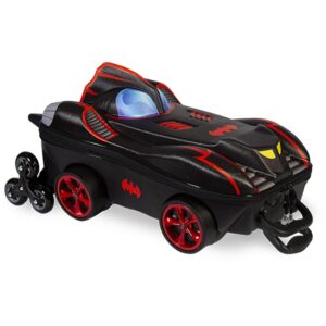 Mochila De Rodinha Tripla Malinha 3d Batman Chrome Wheels MaxToy