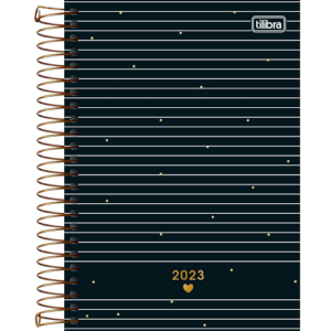 Agenda Espiral Diária West Village M6 2023 - Tilibra