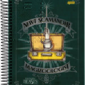 Caderno Espiral 10 Matérias Animais Fantasticos - Jandaia