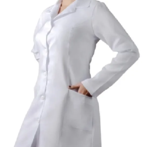 Jaleco Feminino Acinturado Em Microfibra/ Gabardine