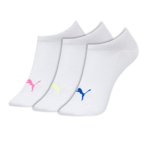 Meia Sapatilha Esportiva Feminina 4710 Puma - Kit 3 Pares