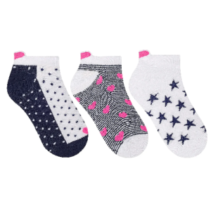Meia Sapatilha Feminina Selene 7360 - Kit 3 Pares