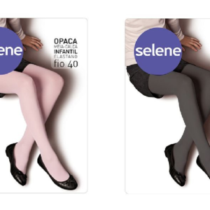 Meia Calça Infantil Opaca Fio 40 9570 Selene - Kit 2 Un.