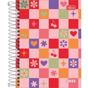 Agenda Espiral Diária D+ Feminina M4 2023 - Tilibra