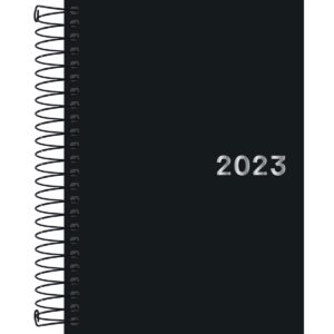 Agenda Executiva Espiral Diária Napoli Preta M5 2023 - Tilibra