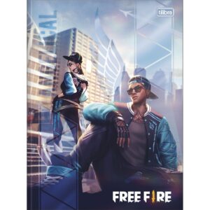 Caderno Brochura Capa Dura Free Fire 80f - Tilibra
