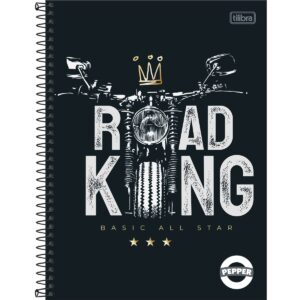 Caderno Universitário 10 Matérias Pepper Masculino - Tilibra