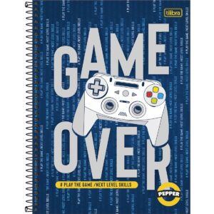 Caderno Universitário 1 Matéria Pepper Masculino - Tilibra