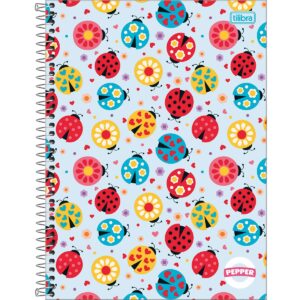 Caderno Universitário 10 Matérias Pepper Feminino - Tilibra