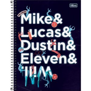 Caderno Universitário 10 Matérias Stranger Thigs - Tilibra