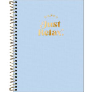 Caderno Colegial 1 Materia Happy Azul - Tilibra