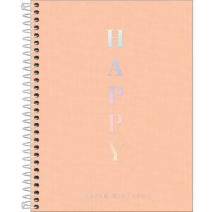 Caderno Colegial 10 Materias Happy Coral - Tilibra