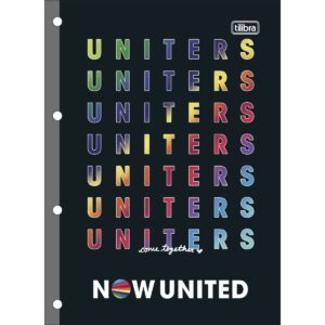BLOCO PARA FICHÁRIO ARGOLADO NOW UNITED 80FLS - TILIBRA