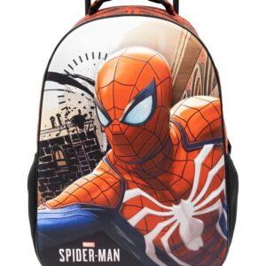 Mochila De Rodinha Grande Spider Man 10970 Xeryus