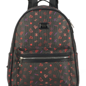 Bolsa Mochila De Costas Preta Signos Up4you Luxcel - Bu78664